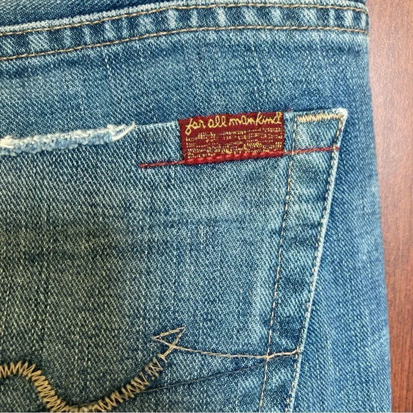 7 FOR ALL MANKIND Bootcut Jeans Size 30 - Picture 10 of 12